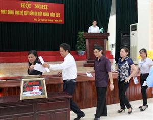 Huyện Phù Cừ phát động ủng hộ quỹ “Đền ơn đáp nghĩa”